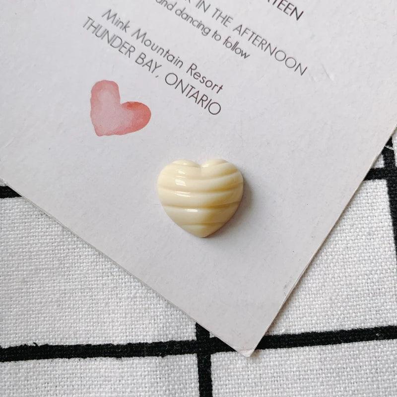Resin Love Patch Earrings DIY Jewelry Accessory Materials