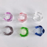DIY Jelly C-shaped Earrings Accessories
