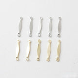 Copper Plated 18K Double Hanging Connecting Rod DIY Earrings Bracelet