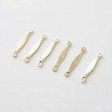 Copper Plated 18K Double Hanging Connecting Rod DIY Earrings Bracelet