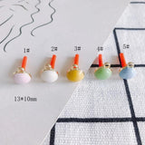 Colorful Round Alloy Earrings Accessories Materials