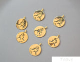 Copper Plated 18k Portrait Pendant Earring Accessories