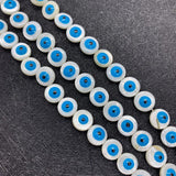 Shell Eye Beads Evil Eye Charms Freshwater Beads DIY Jewelry Making