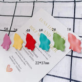 Irregular Earrings Iron Spray DIY Jewelry Accessories