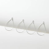 14K Plated Real Drop Frame Earrings Pendant DIY Material