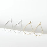 14K Plated Real Drop Frame Earrings Pendant DIY Material