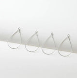 14K Plated Real Drop Frame Earrings Pendant DIY Material