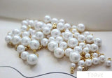 6pcs Natural Shell Hanging Ear Stud Earrings DIY Accessories