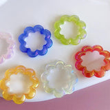 Acrylic Plated Hollow Lace Beads DIY Pendant Accessory