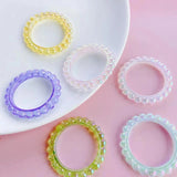 Big lace round acrylic pendant DIY accessories