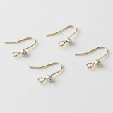 18K Gold Plated Earrings with Diamonds