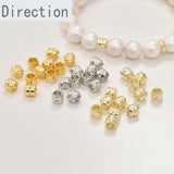 Copper-Plated 14K Beads DIY Bracelet Necklace Earrings