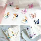 DIY Epoxy Leaf Butterfly Accessories 6pcs