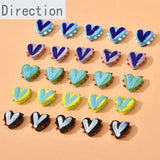 Summer Wave Point Glass Beads for DIY Jewelry Making
