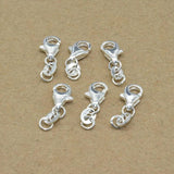 10-100PCS 17x6MM Silver Copper Water Drop Lobster Clasp DIY Jewelry Findings