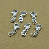 10-100PCS 17x6MM Silver Copper Water Drop Lobster Clasp DIY Jewelry Findings