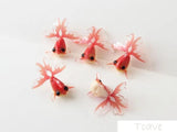 2pcs Koi Goldfish Earrings DIY Material