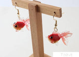 2pcs Koi Goldfish Earrings DIY Material