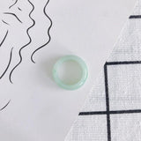 DIY Resin Translucent Round Retro Ring Material