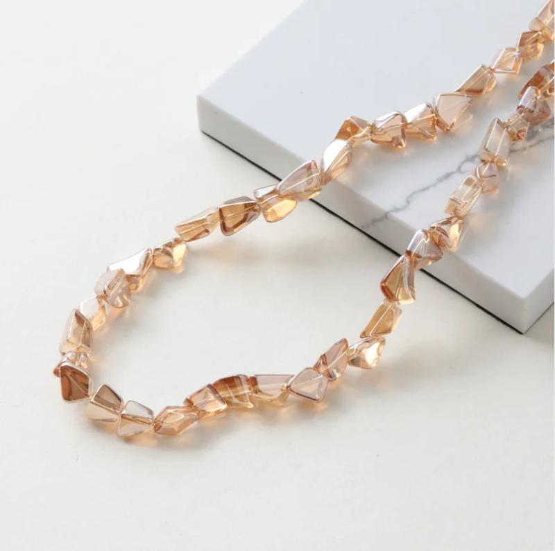 Glass Crystal Beads for DIY Necklace Bracelet (60pcs)