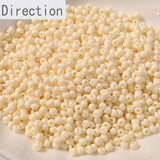 3MM Cream Rice Beads DIY Jewelry Accessories