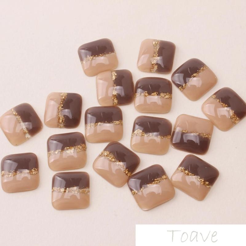 6pcs Dual-Color Patchwork Flash Moran High Resin DIY Patch Material