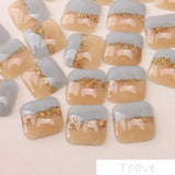 6pcs Dual-Color Patchwork Flash Moran High Resin DIY Patch Material