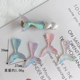 Fairy Mirror Mermaid Tail Resin Patch DIY Hairpin Accessories