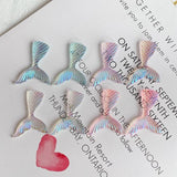 Fairy Mirror Mermaid Tail Resin Patch DIY Hairpin Accessories