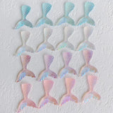 Fairy Mirror Mermaid Tail Resin Patch DIY Hairpin Accessories