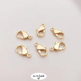 South Korea 912 lobster clasp color-preserving flat spring clasp accessories