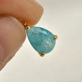 Spring Ice Zircon Drop Necklace Bracelet Ear Stud Pendant Parts DIY Ornament