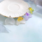 Acrylic Fish Tail DIY Earrings Hairpin Shoe Bag Patch