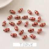 Hand-painted Ceramic Beads for DIY Necklace Earrings