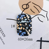 6PCS Acrylic Flower Pendant Necklace Charms DIY Jewelry Making