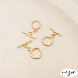 Gold-covered 9mm OT Buckle for Jewelry DIY