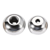 30pcs Silver Tone Spacers Beads Round Charm for Jewelry Making