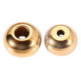 30pcs Silver Tone Spacers Beads Round Charm for Jewelry Making