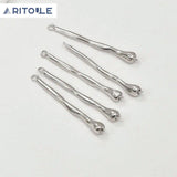 Copper-Plated 14K Color-Retaining Strip Drop Earrings