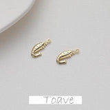 Small Shrimp Hollow Pendant for DIY Beaded Hand-made Accessories