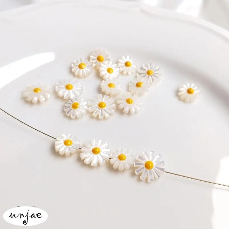 Pearl Shell Daisy Flowers DIY Japanese Jewelry Accessories