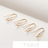 Copper Plated Diamond Earrings DIY Hand-Made Accessories