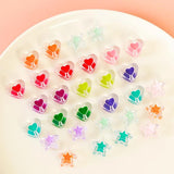 Acrylic Drop Oil Love Stars Beads DIY Beaded Material
