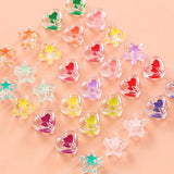 Acrylic Drop Oil Love Stars Beads DIY Beaded Material
