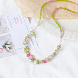 Natural Stone Bead Chain for Earrings DIY Jewelry