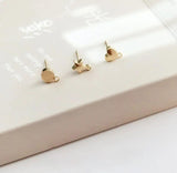 S925 Silver Ear Pin Earrings Hypoallergenic Love Star Round Accessory