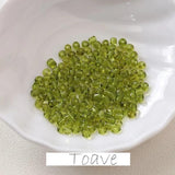 4mm Pure Glass Rice Beads for DIY Bracelet Necklace