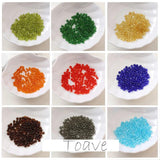 4mm Pure Glass Rice Beads for DIY Bracelet Necklace