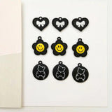DIY Jewelry Material - Fragrance Wind Spray Paint Bow Bear Pendant