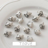 Hand-Painted Ceramic Bird Bead Necklace DIY Material